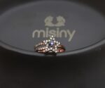 Misiny-Yıldız Desen Taşlı Yüzük - 2 (Rose) - Görsel 3