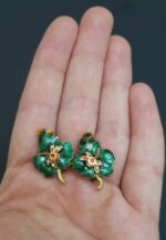 Misiny-Yusufcuk Desenli Yaprak Küpe (Gold) - Görsel 3