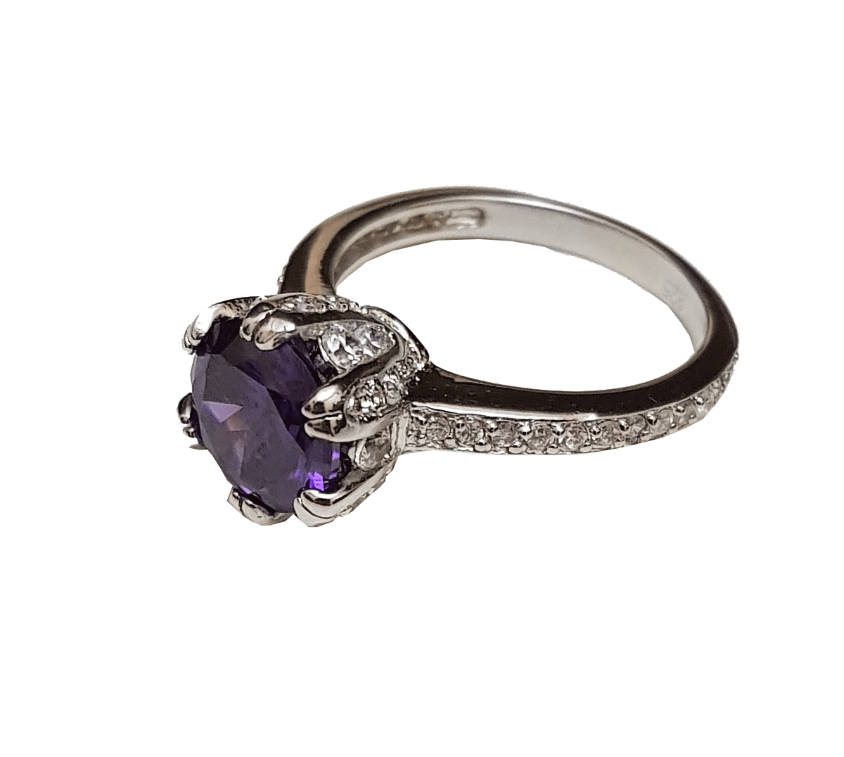 Misiny-Zirkon Saks Tek Taş Yüzük - 1 Misiny-Zirkon Saks Tek Taş Yüzük - 1